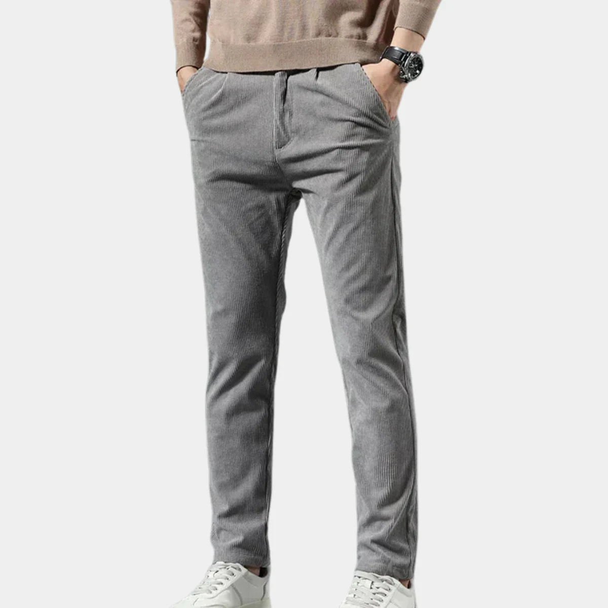 Abelardo® | Ribbed Trousers For Men