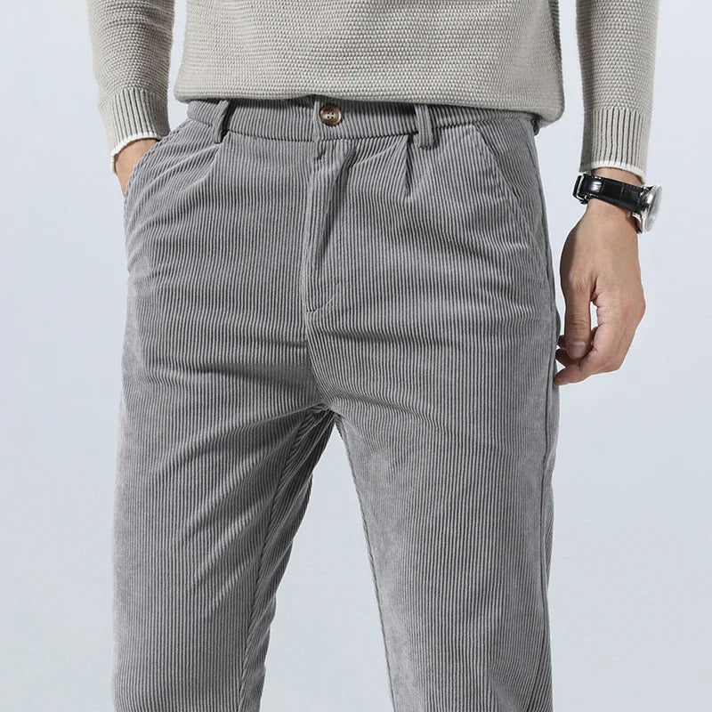 Abelardo® | Ribbed Trousers For Men - Image 3