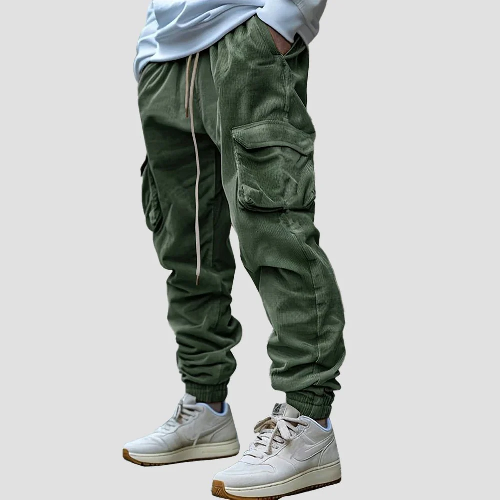 Acisclo® | Shoreditch Textured Corduroy Trousers - Image 4