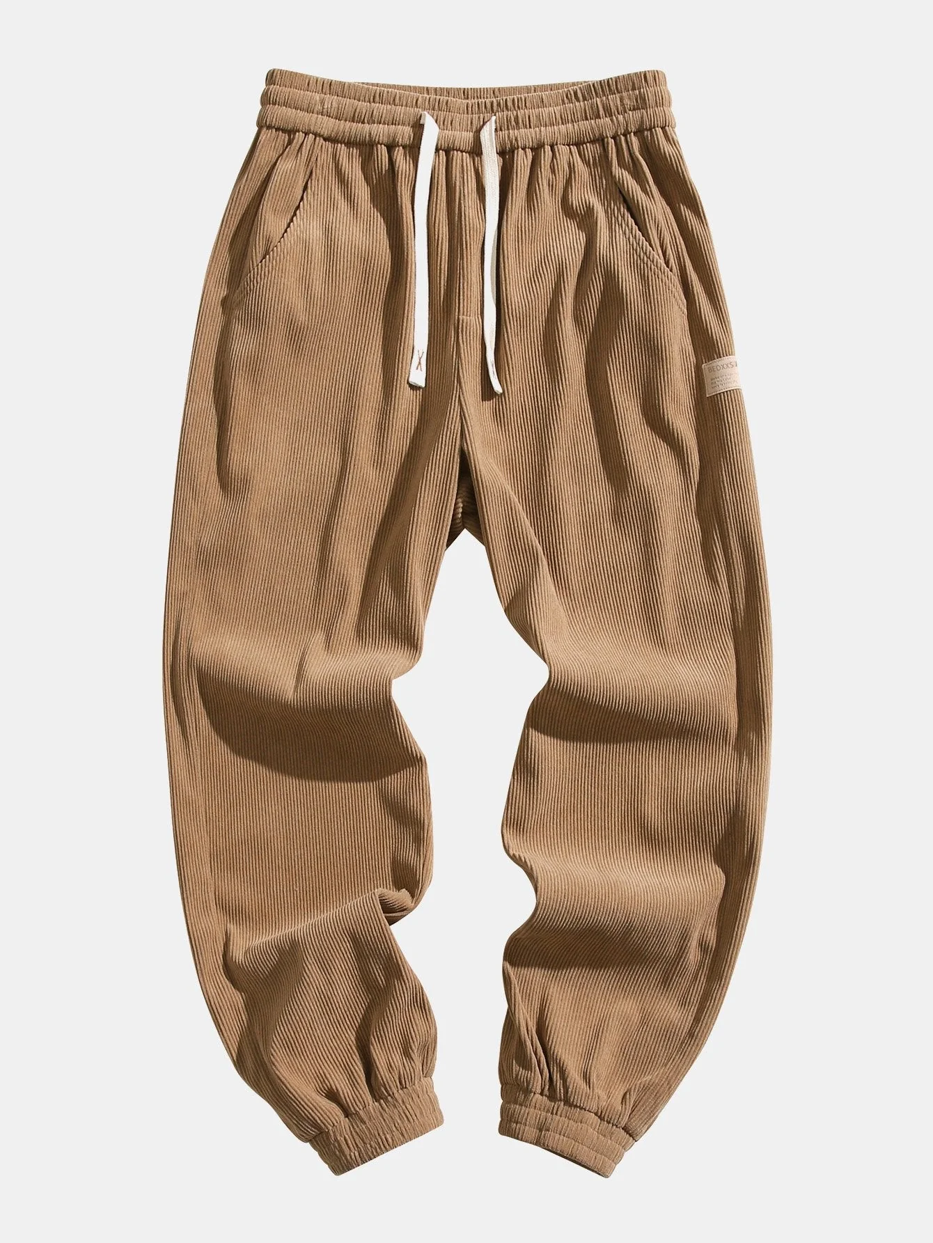 Adán® | Drawstring Corduroy Jogging Pants - Image 9