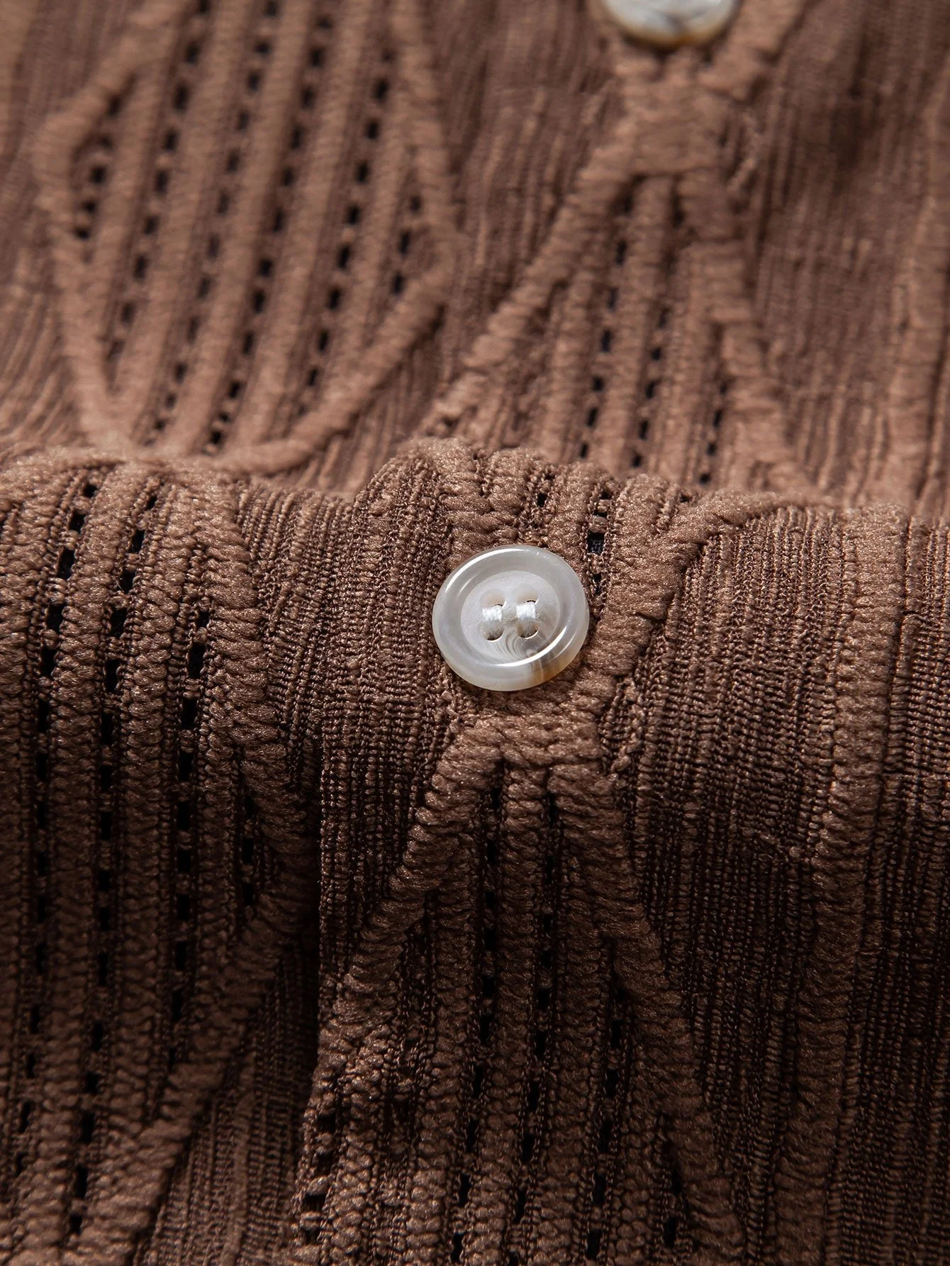 Adelin® | Geometric Jacquard Cuban Shirt & Linen Drawstring Shorts - Image 17