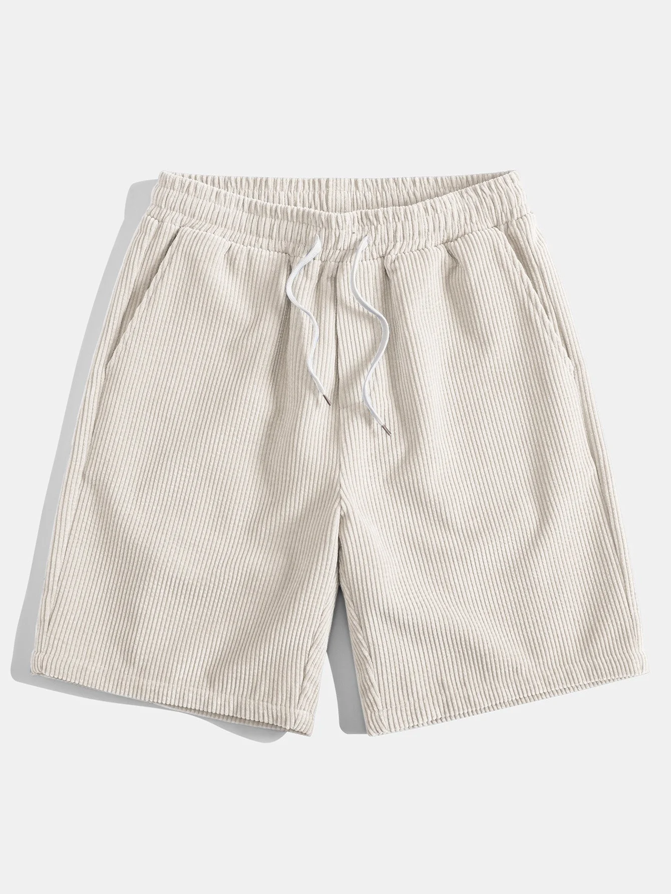 Adelmo® | 3 Pieces Drawstring Corduroy Shorts - Image 9