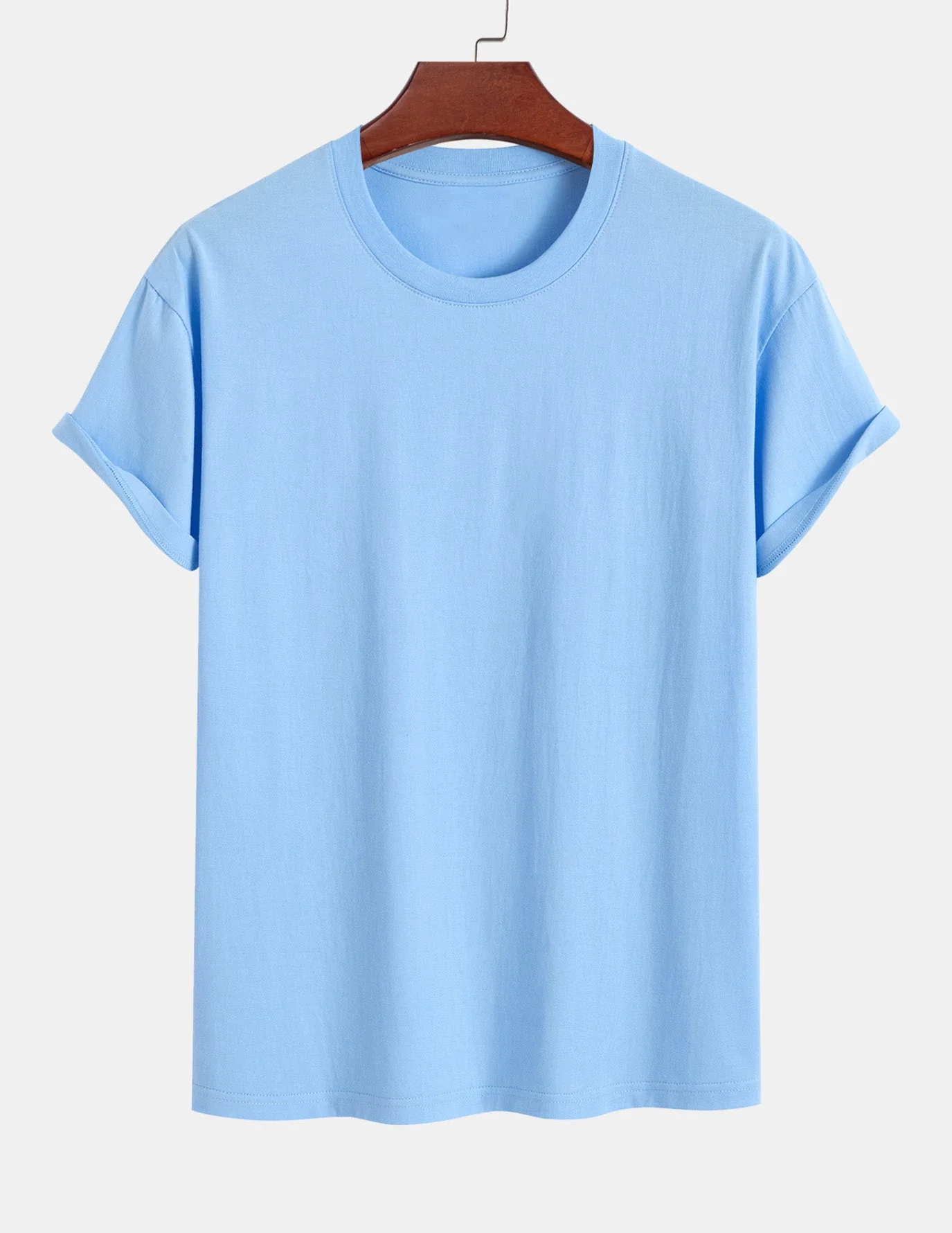 Adonia® | 5 Pieces Basic Regular Fit Cotton T-Shirts - Image 14