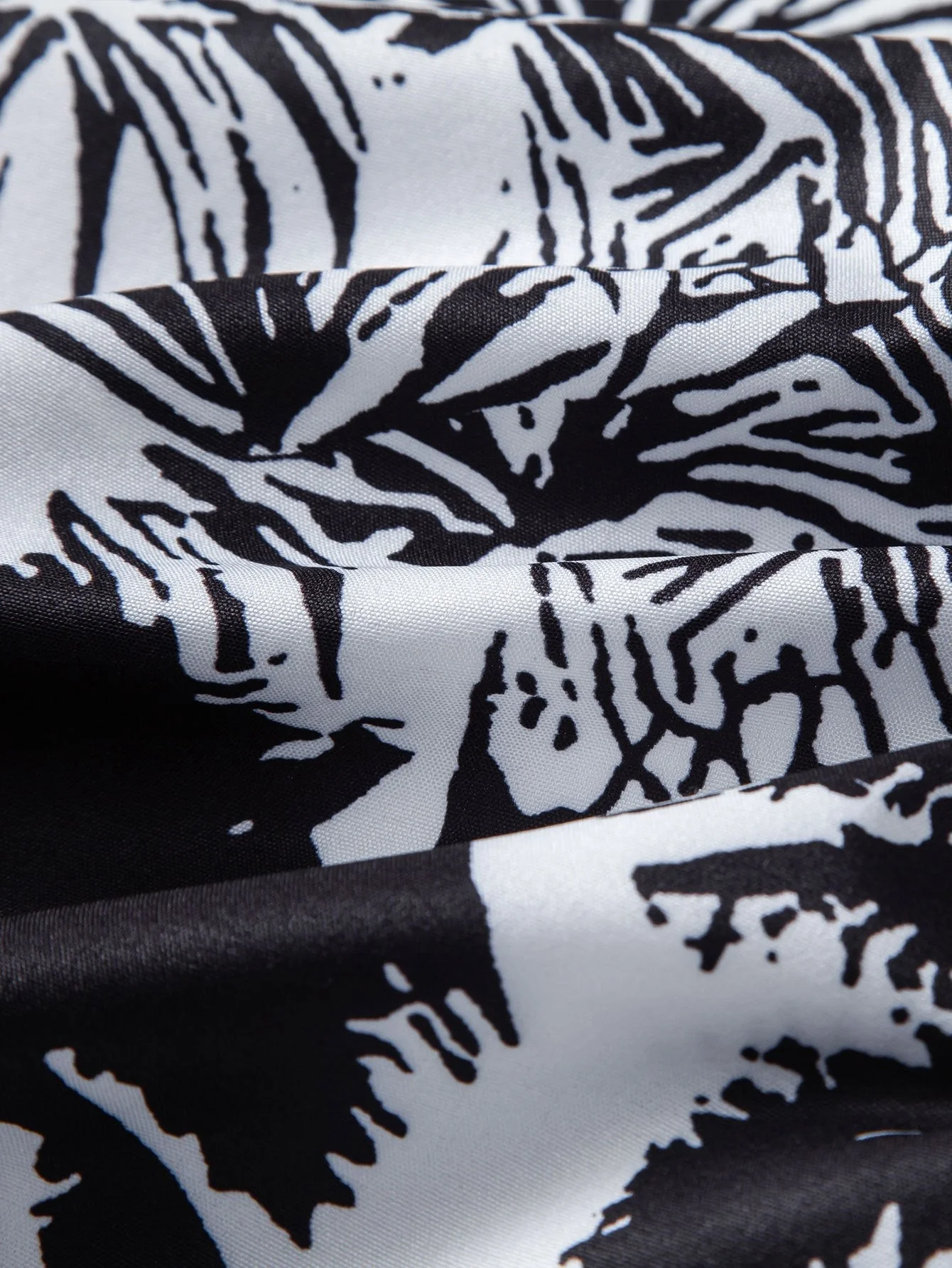 Adonia® | Palm Trees Print Button Up Shirt & Man Mid Length Drawstring Swim Shorts - Image 10