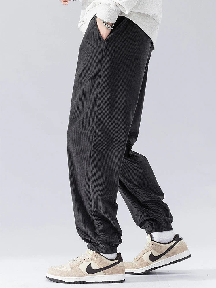 Adrián® | Drawstring Corduroy Joggers - Image 4