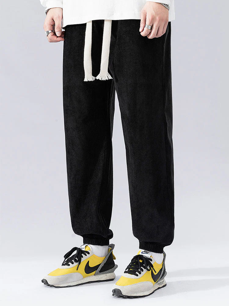 Adrián® | Drawstring Corduroy Joggers - Image 9