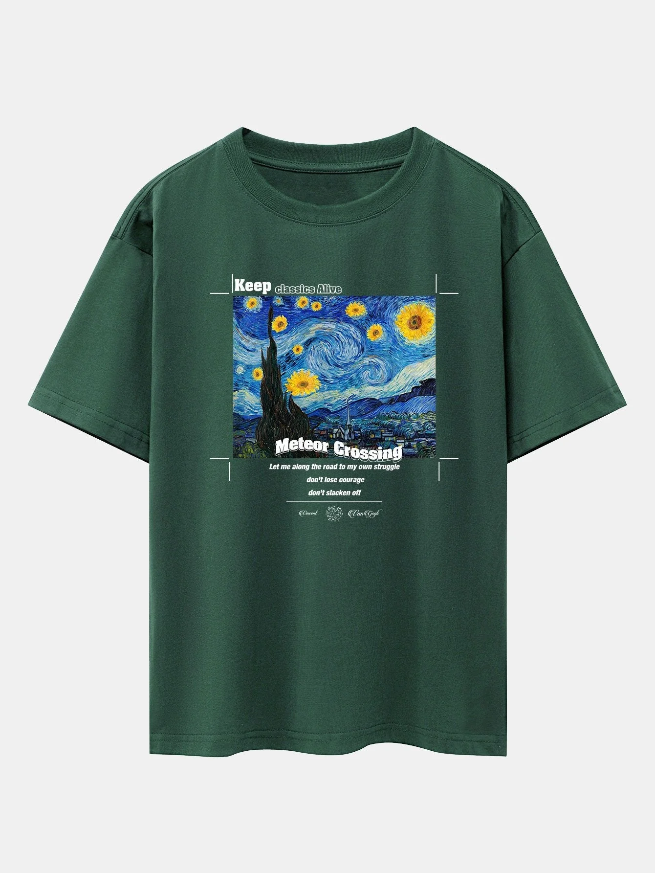 Aegon® | Abstract Painting Print Drop Shoulder Oversize T-Shirt - Image 6