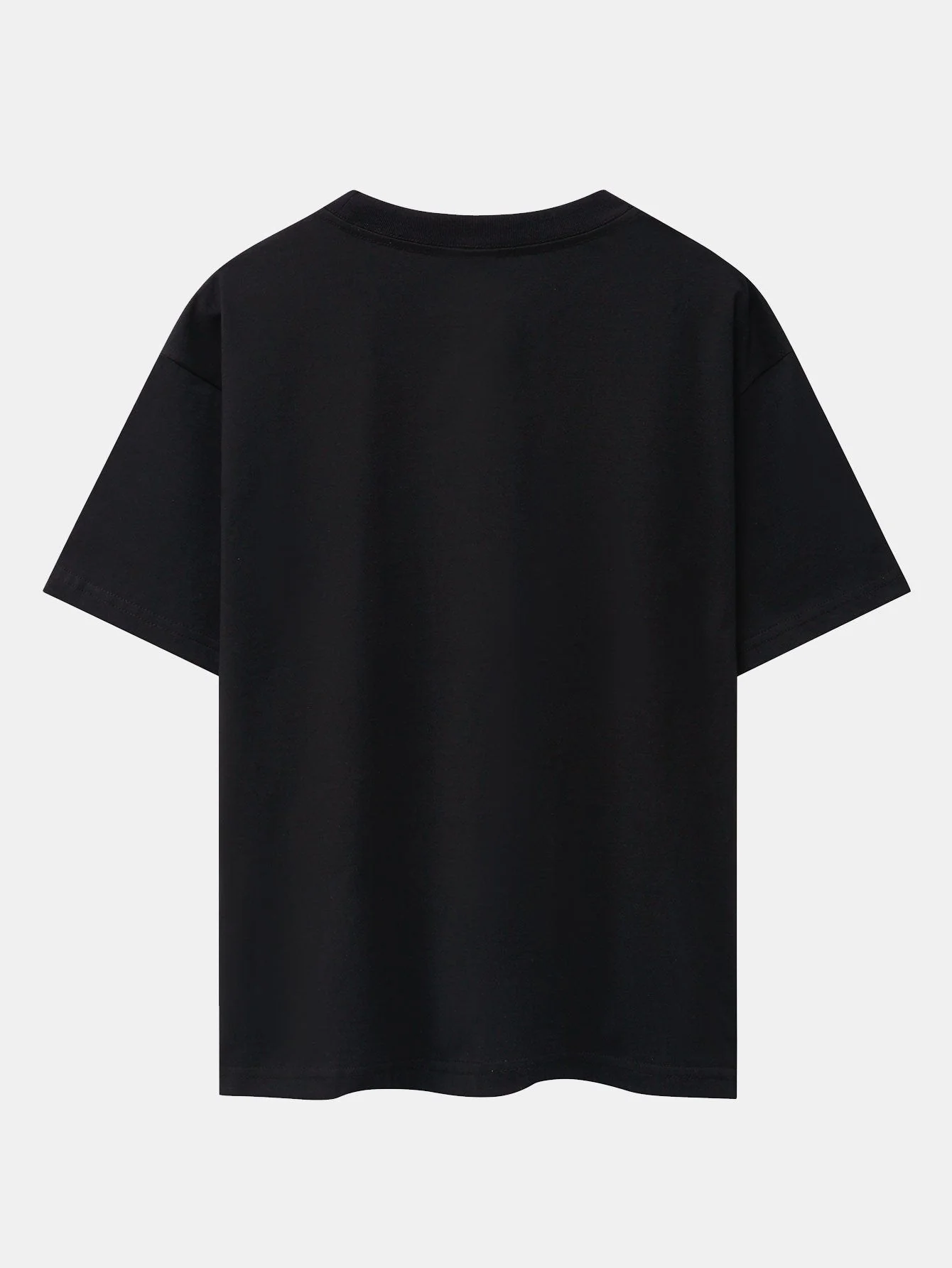 Agilbert® | Plaid Pattern Dissolving Bear Print Oversize T-Shirt & Shorts - Image 5