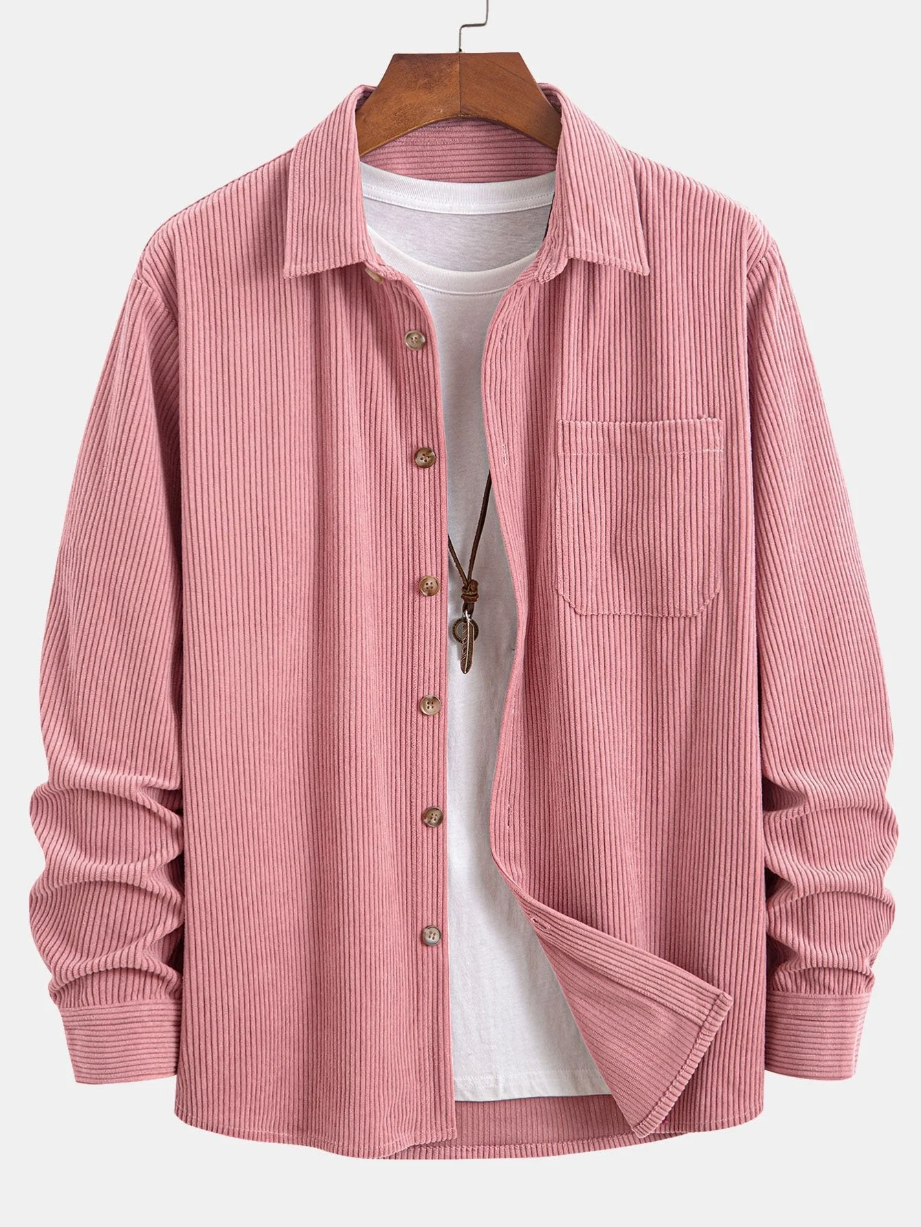 Agustín® | Corduroy Button Up Shirt