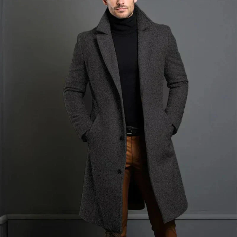Aland | Classic coat with lapel collar - Image 3
