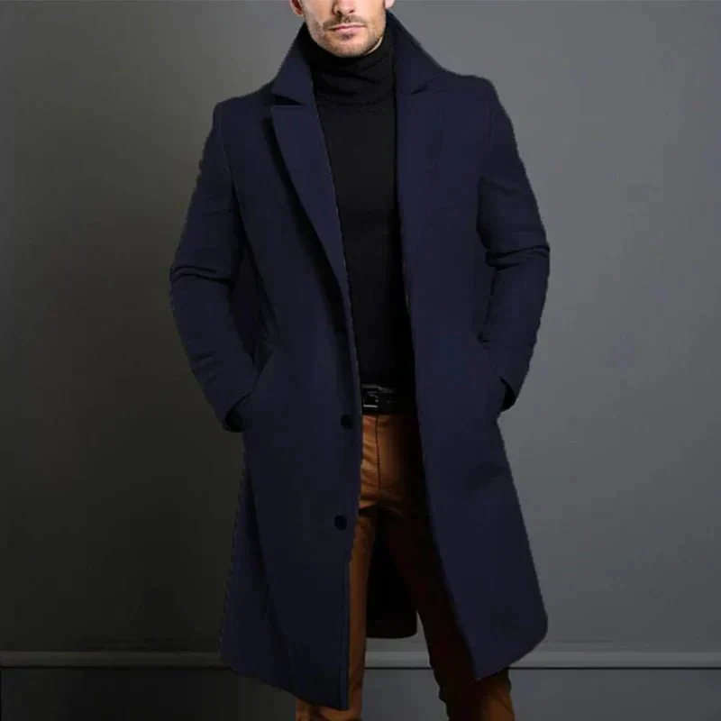 Aland | Classic coat with lapel collar - Image 4