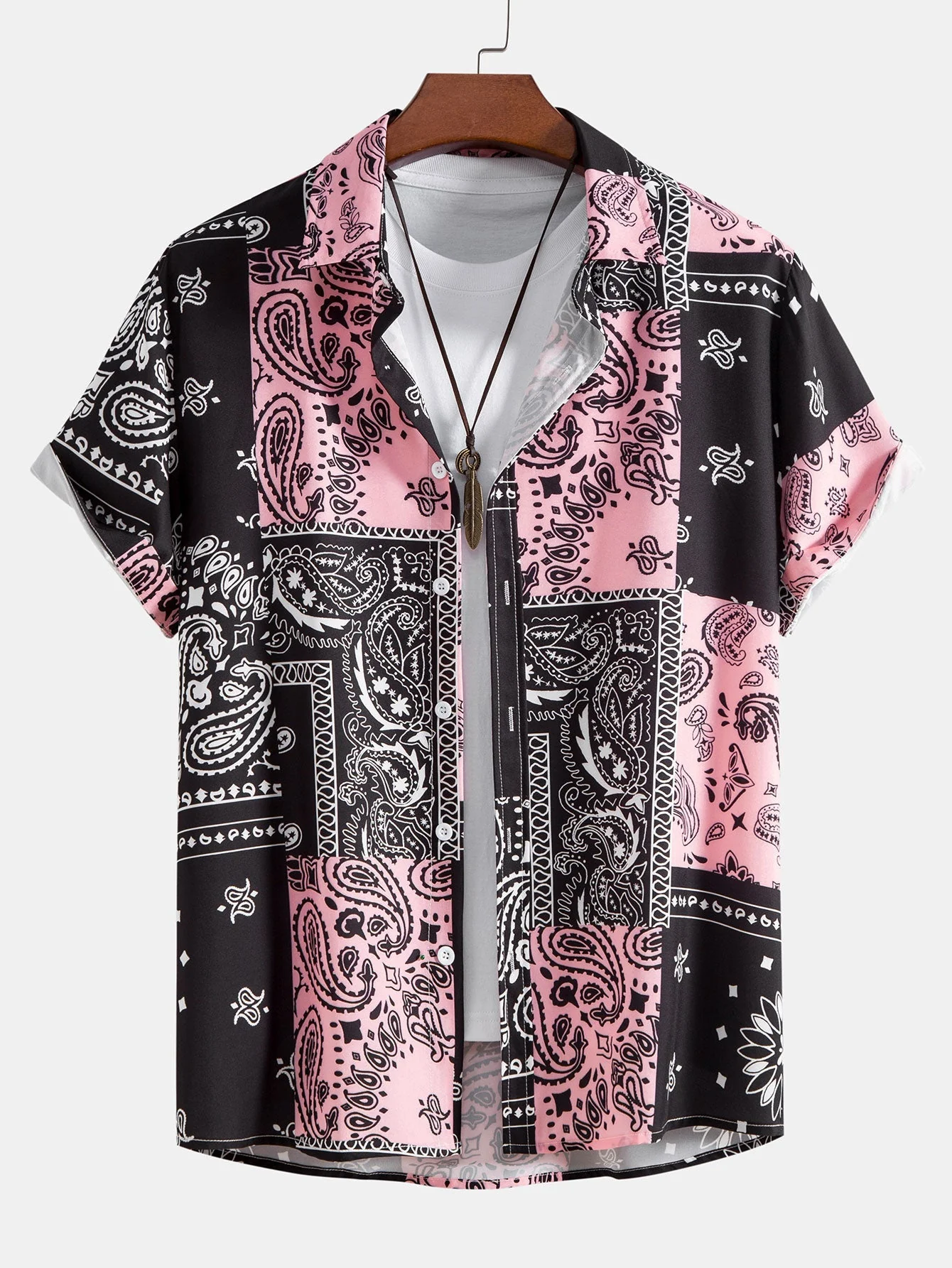 Alard® | Paisley Print Button Up Shirt - Image 5