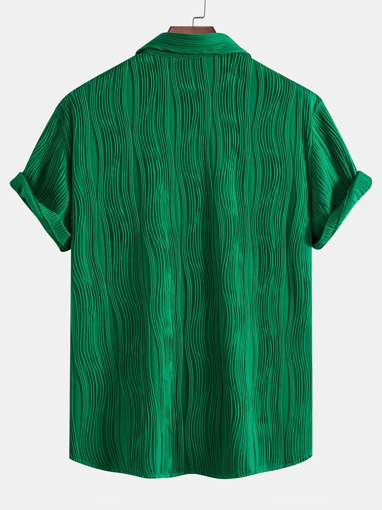 Alasdair® | Wave Textured Button Up Shirt - Image 5