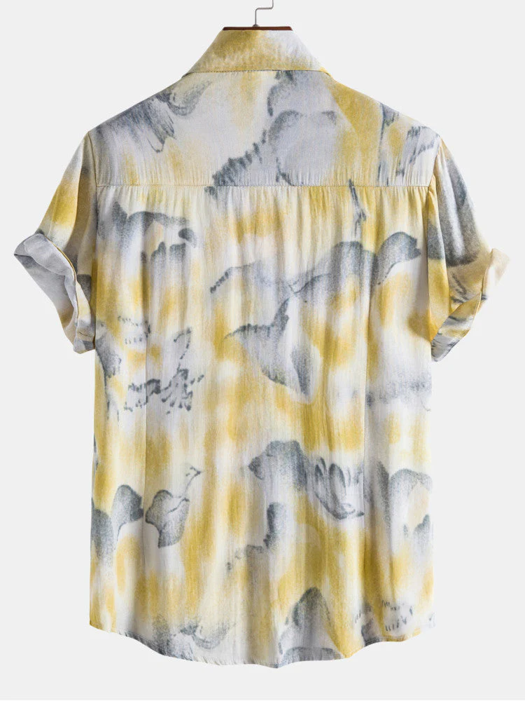 Alberto® | Abstract Ink Print Shirts - Image 4