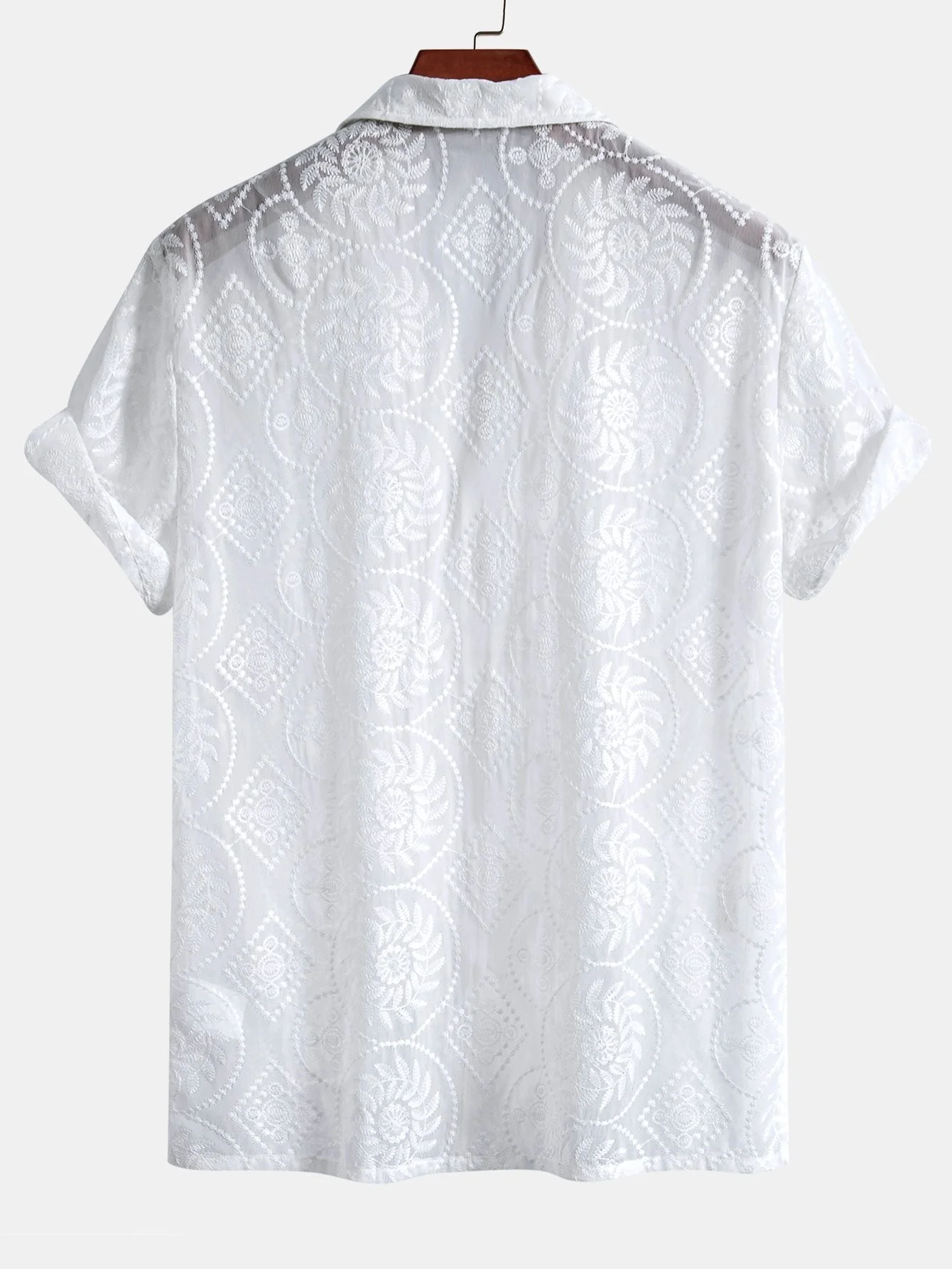 Aldar® | Embroidered Floral Cuban Shirt - Image 2