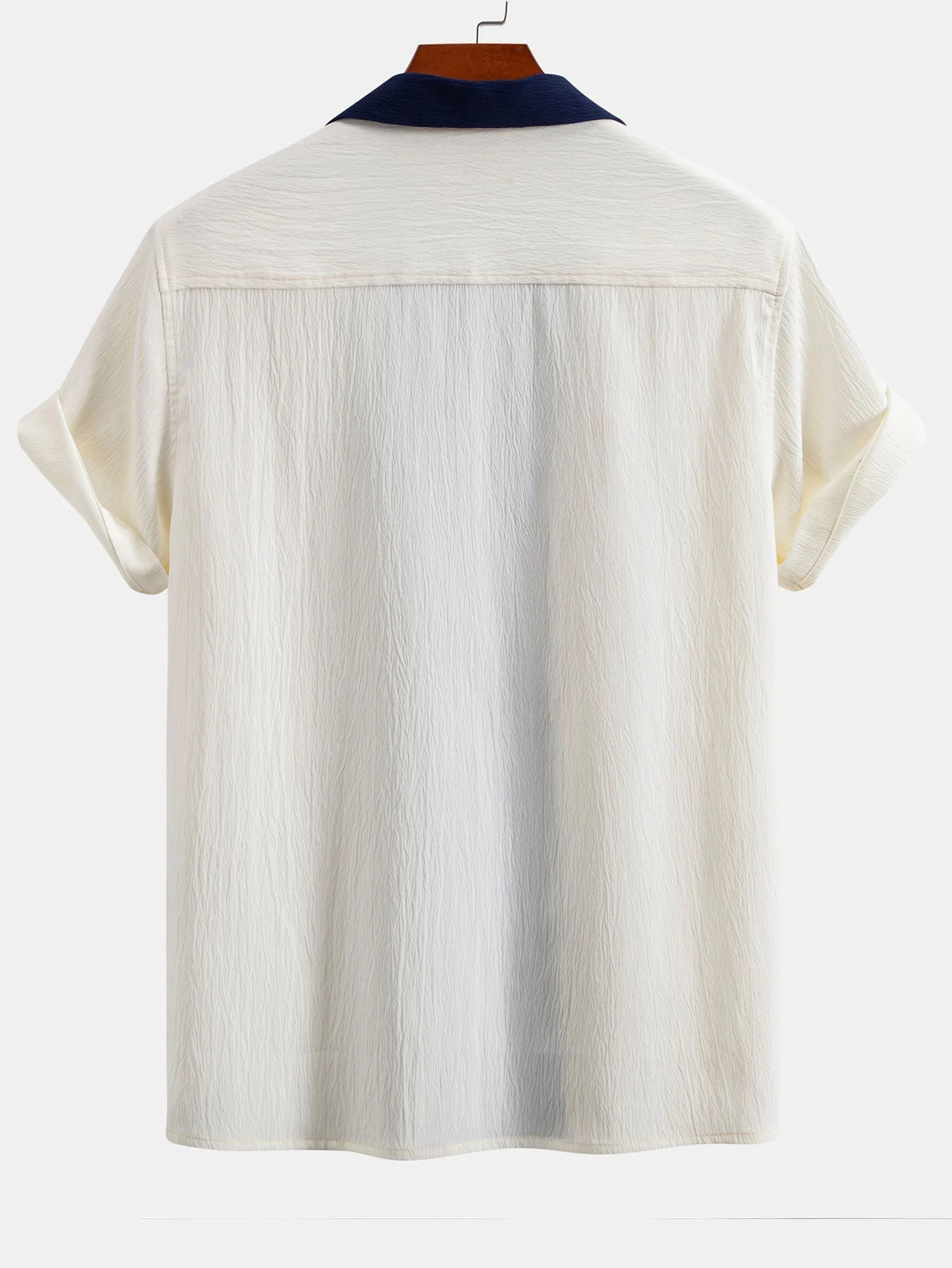 Aldric® | Textured Contrast Cuban Shirt - Image 2