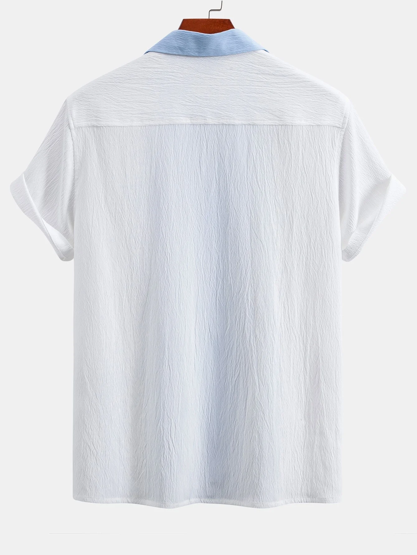 Aldric® | Textured Contrast Cuban Shirt - Image 6
