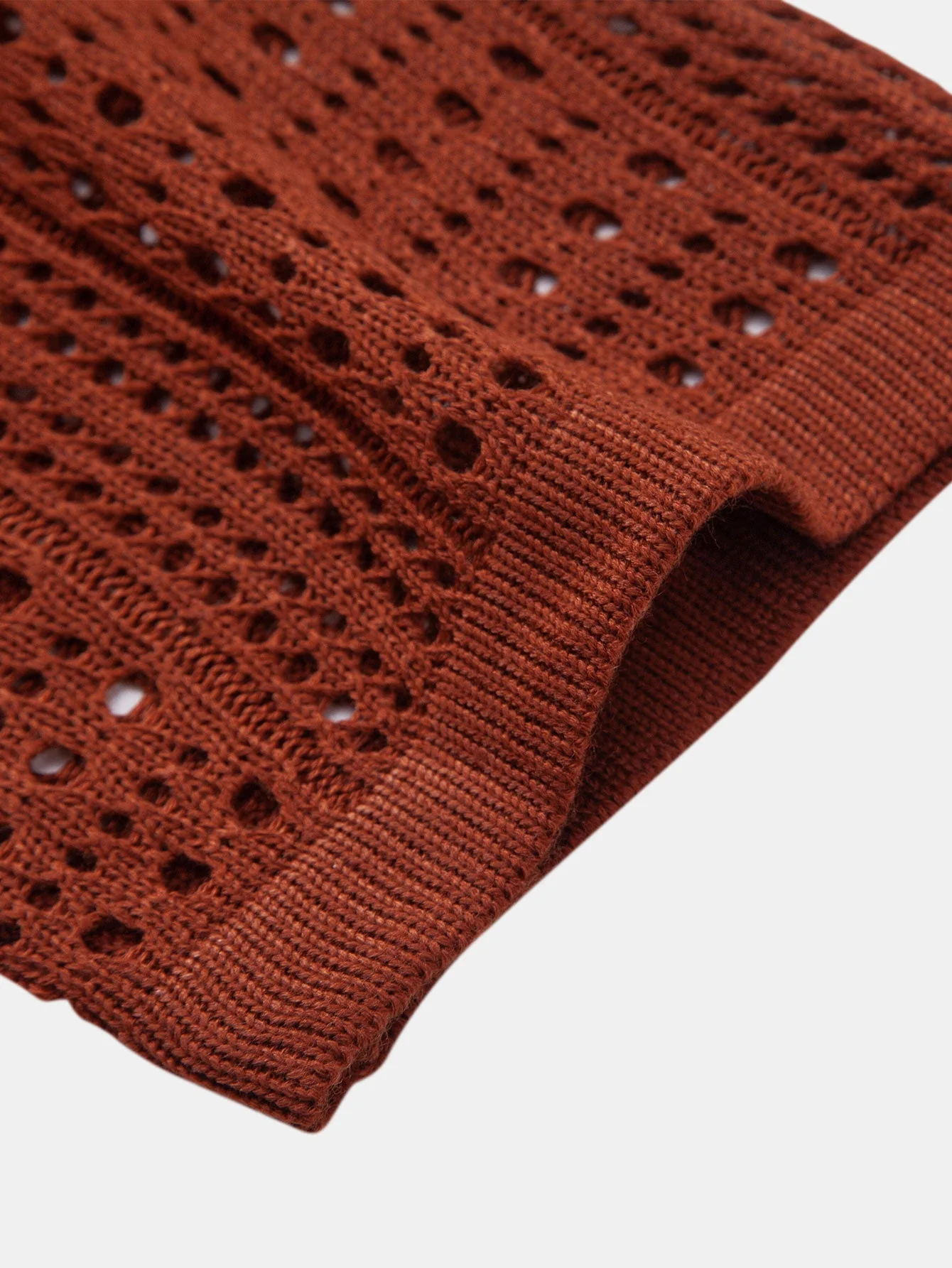 Alexander | Crochet  V Neck Polo Shirt - Image 3