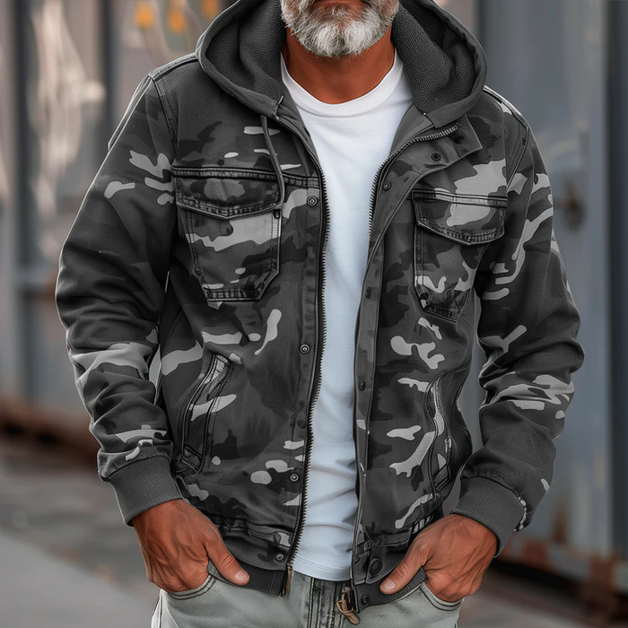 Alfredo® | Camouflage Cargo Jacket - Image 3