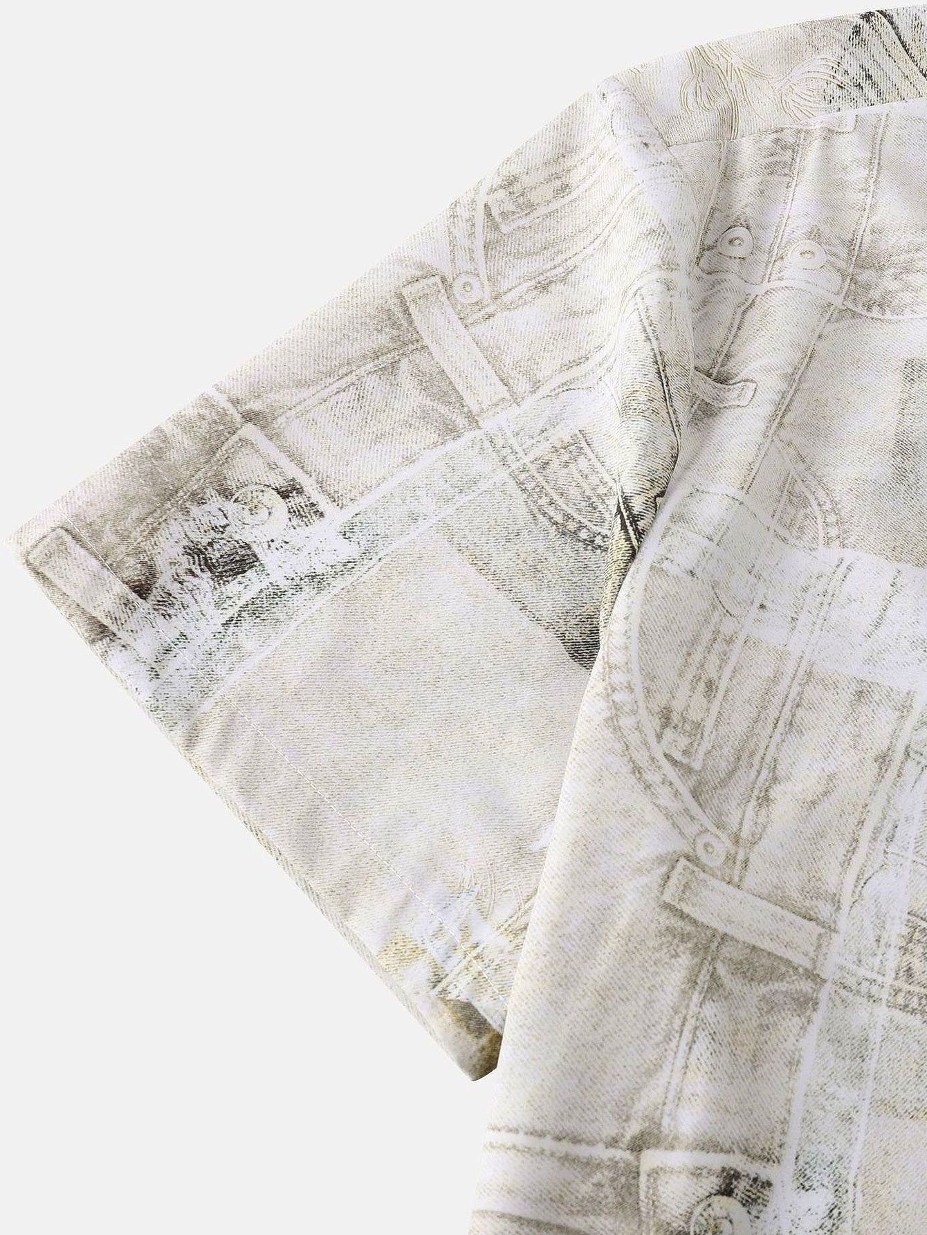 Allen® | Vintage Denim Print Shirt - Image 5