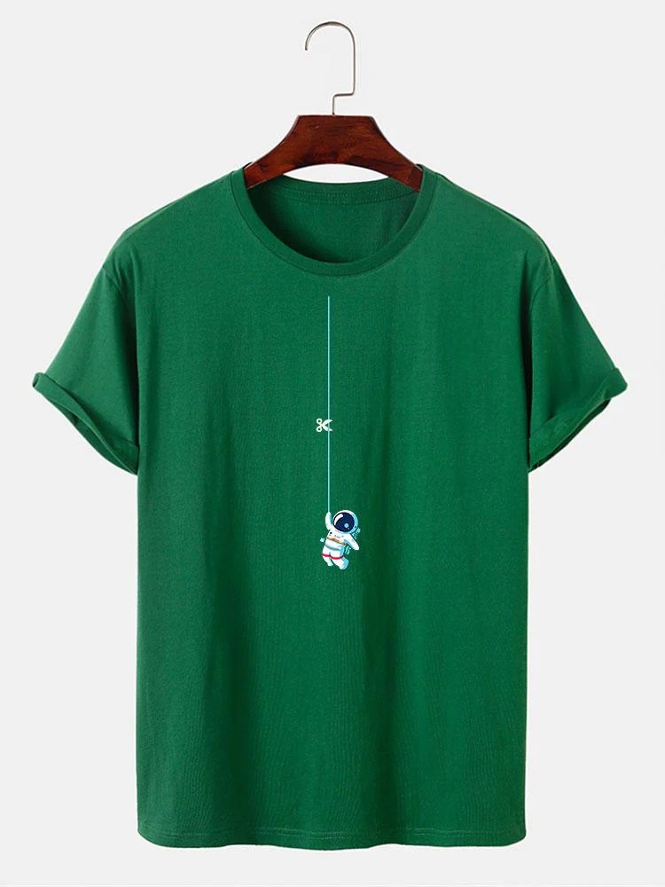 Allyn® | Astronaut On A String Print T-Shirt - Image 10