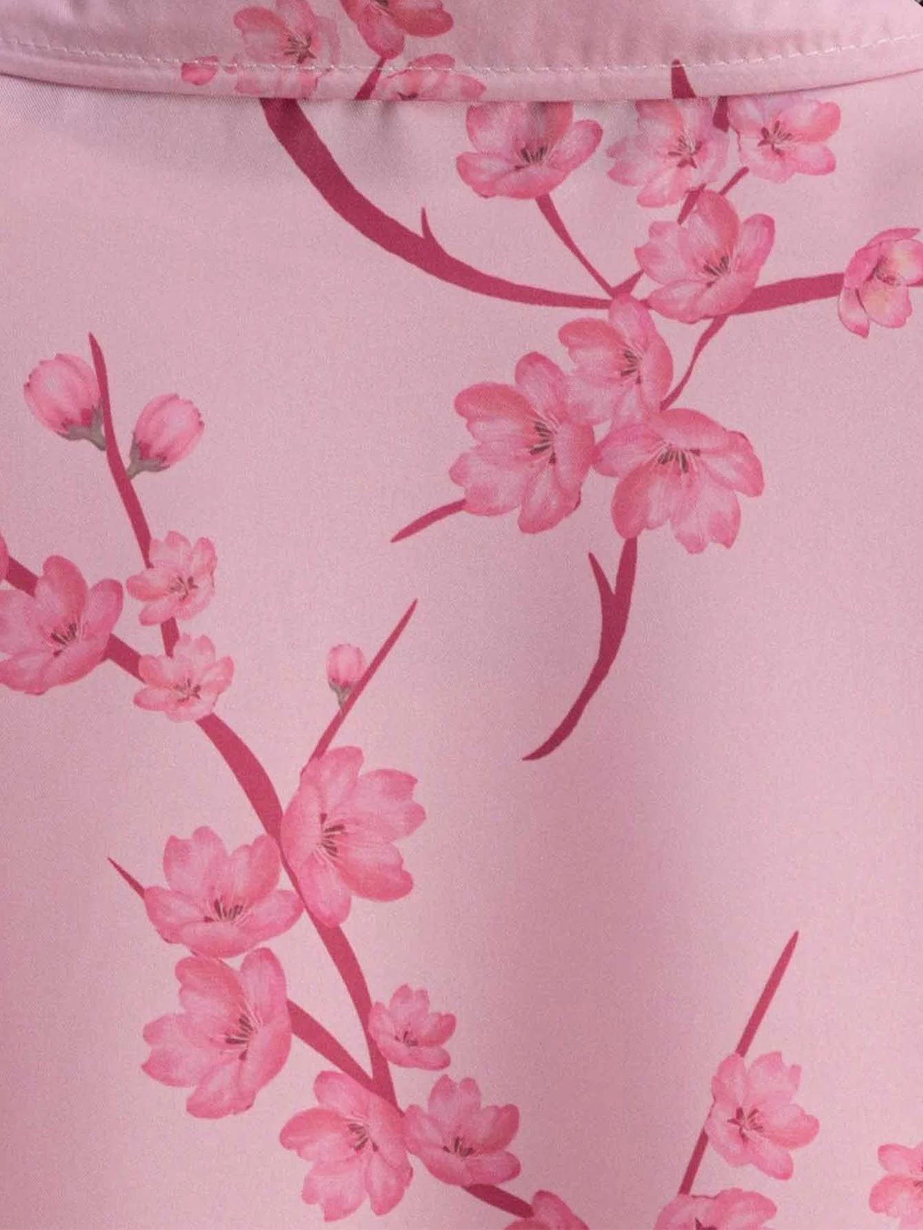 Alvert® | Cherry Blossoms Print Button Up Shirt - Image 4