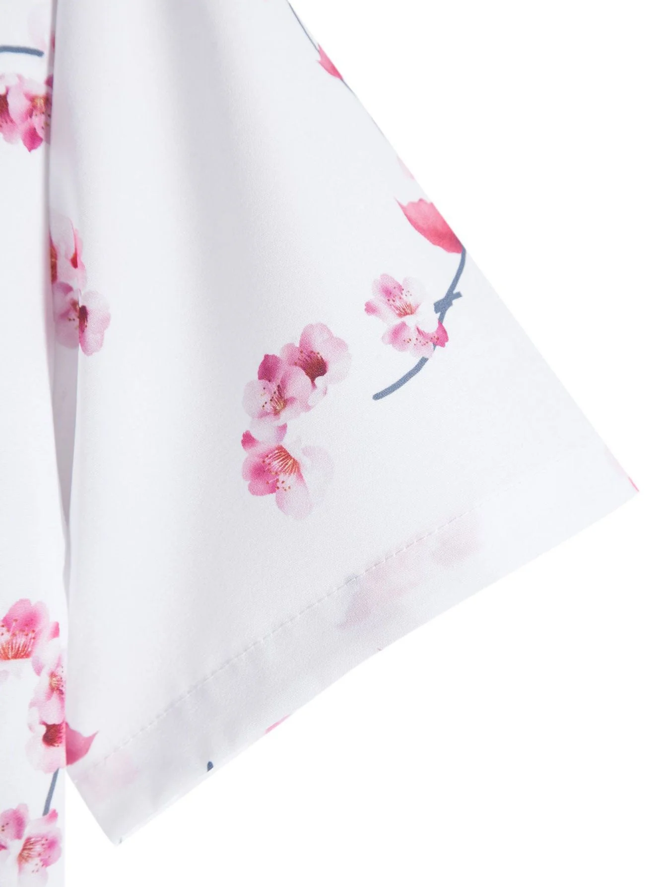 Amor® | Cherry Blossom Print Button Up Shirt - Image 3