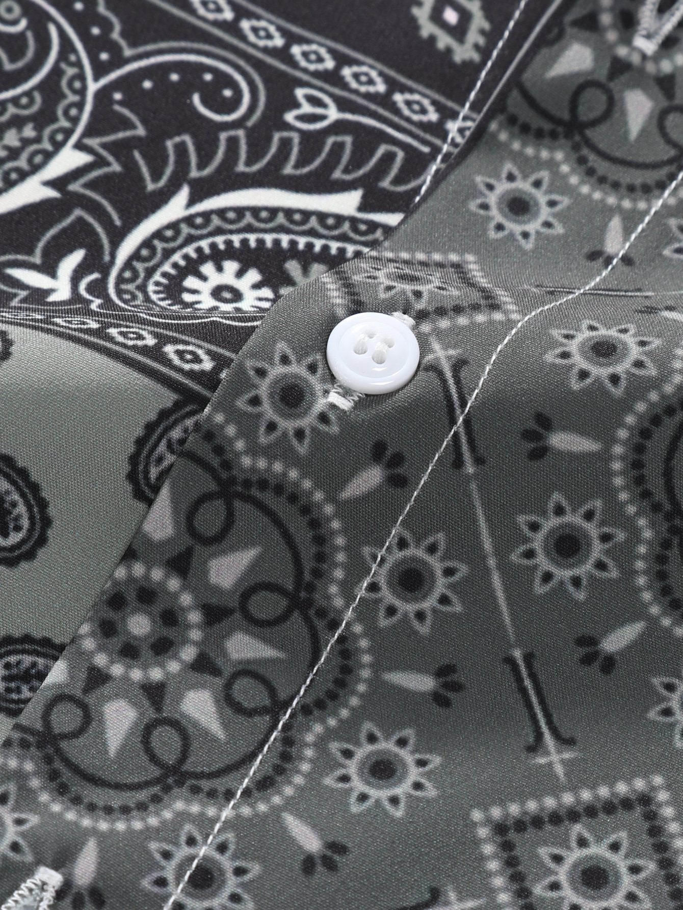 Andra® | Paisley Print Button Up Shirt - Image 5