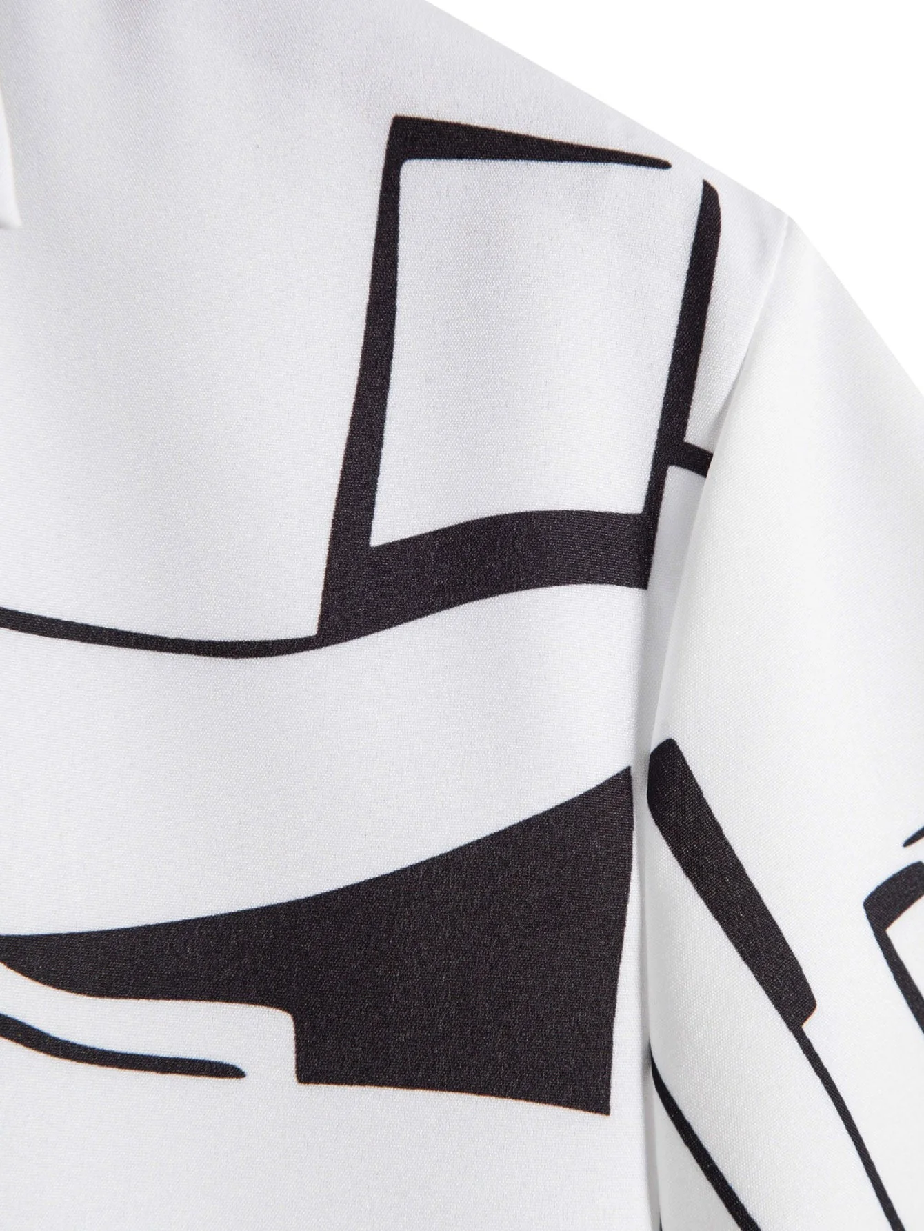 Andrés® | Abstract Print Button Up Shirt - Image 4