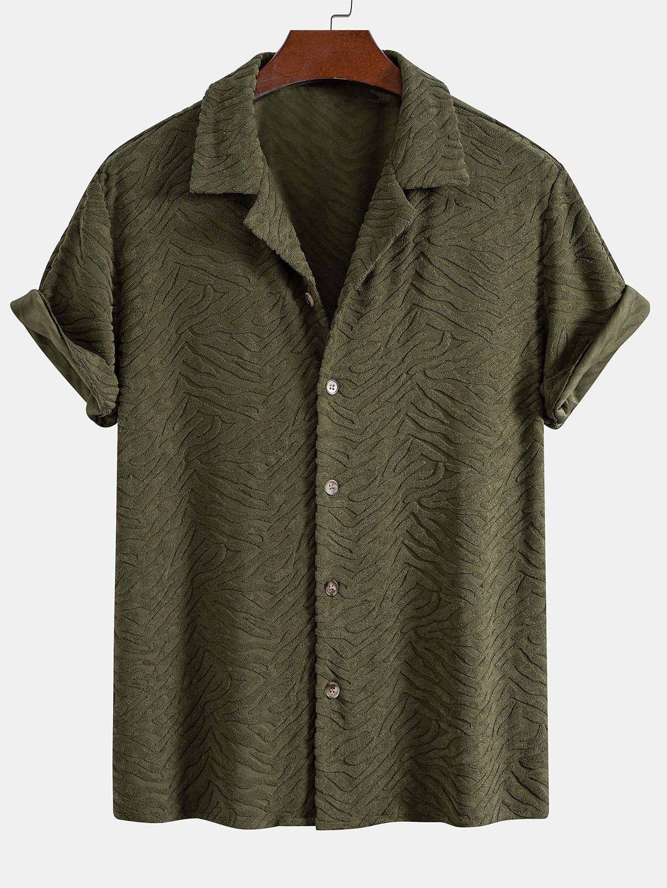 Andrzej® | Animal Texture Towel Cuban Shirt