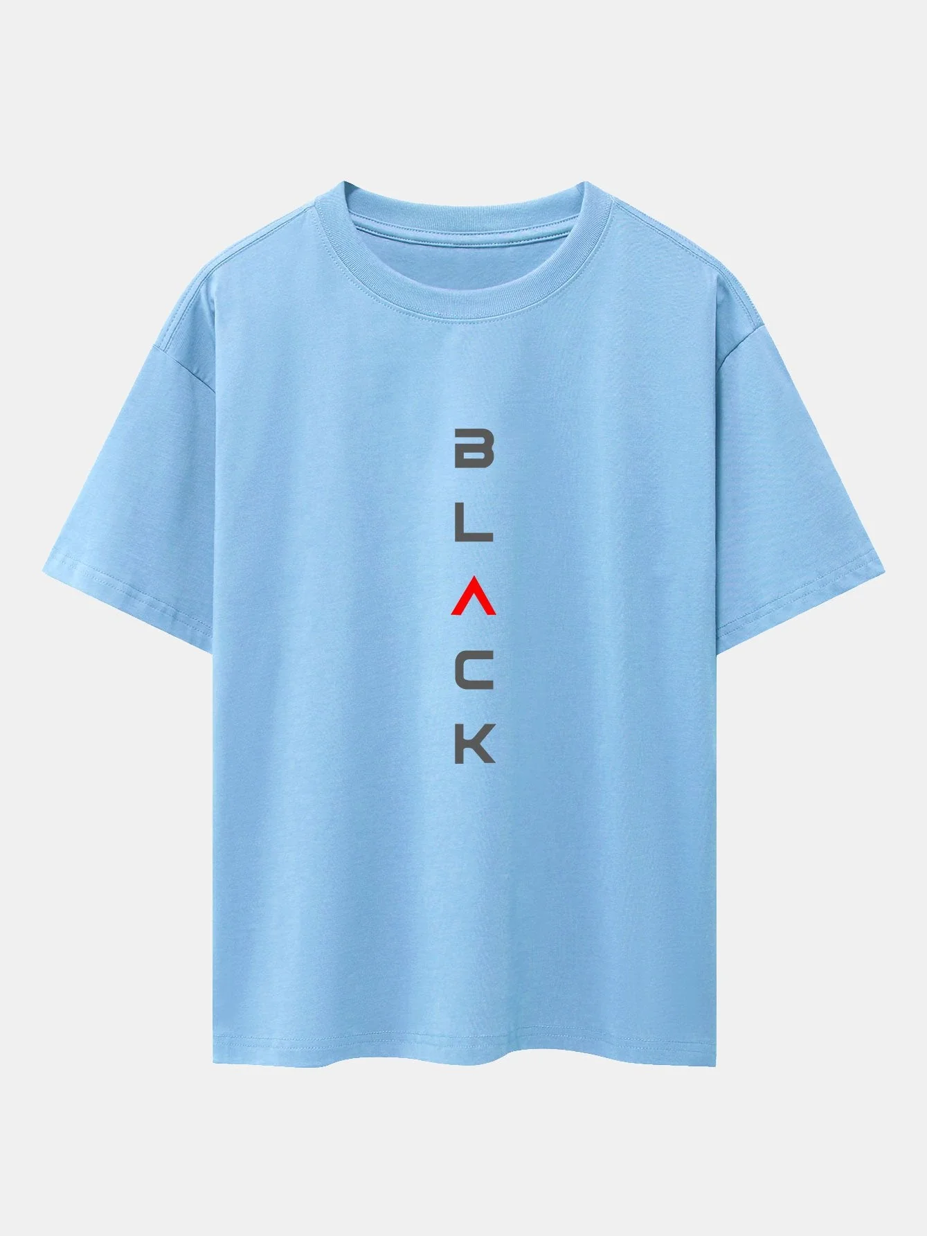 Ángel® | Black Print Drop Shoulder Oversize T-Shirt - Image 14