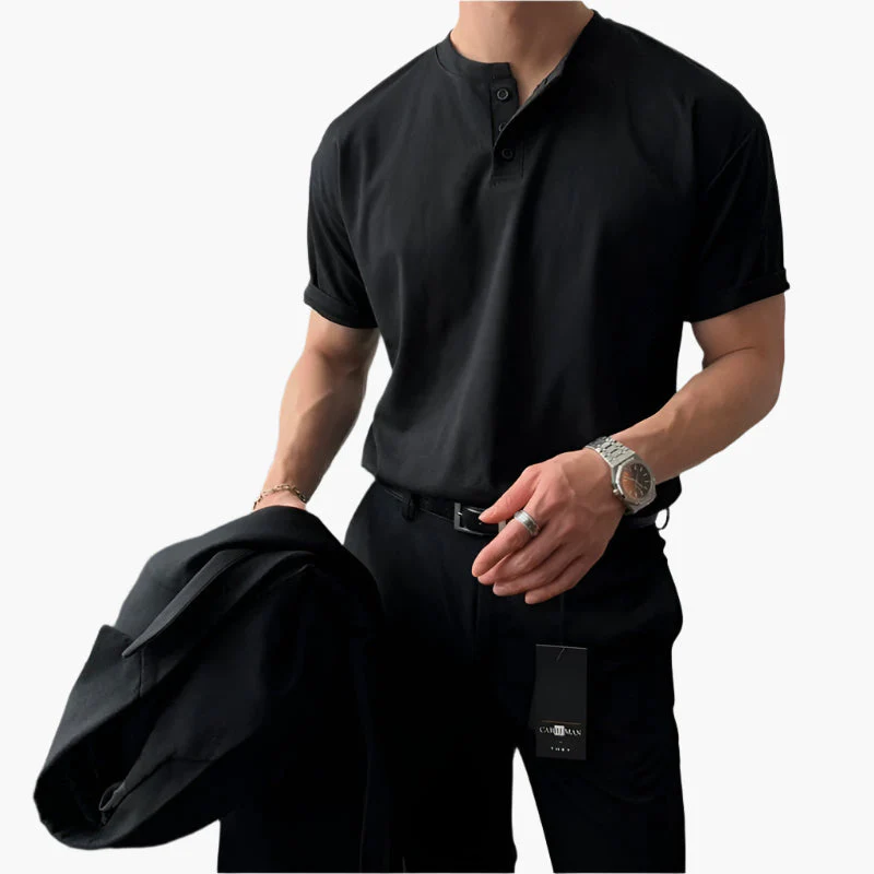 Aniceto® | DAEGU Buttoned Collar T-Shirt - Image 5