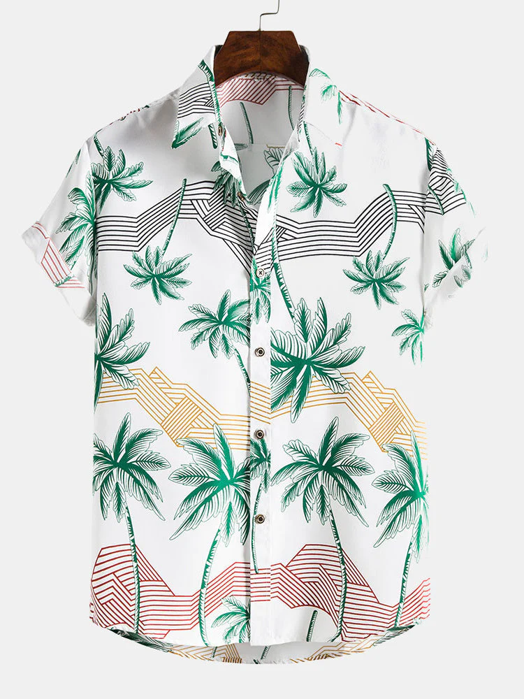 Antar® | Palm Tree Print Shirts