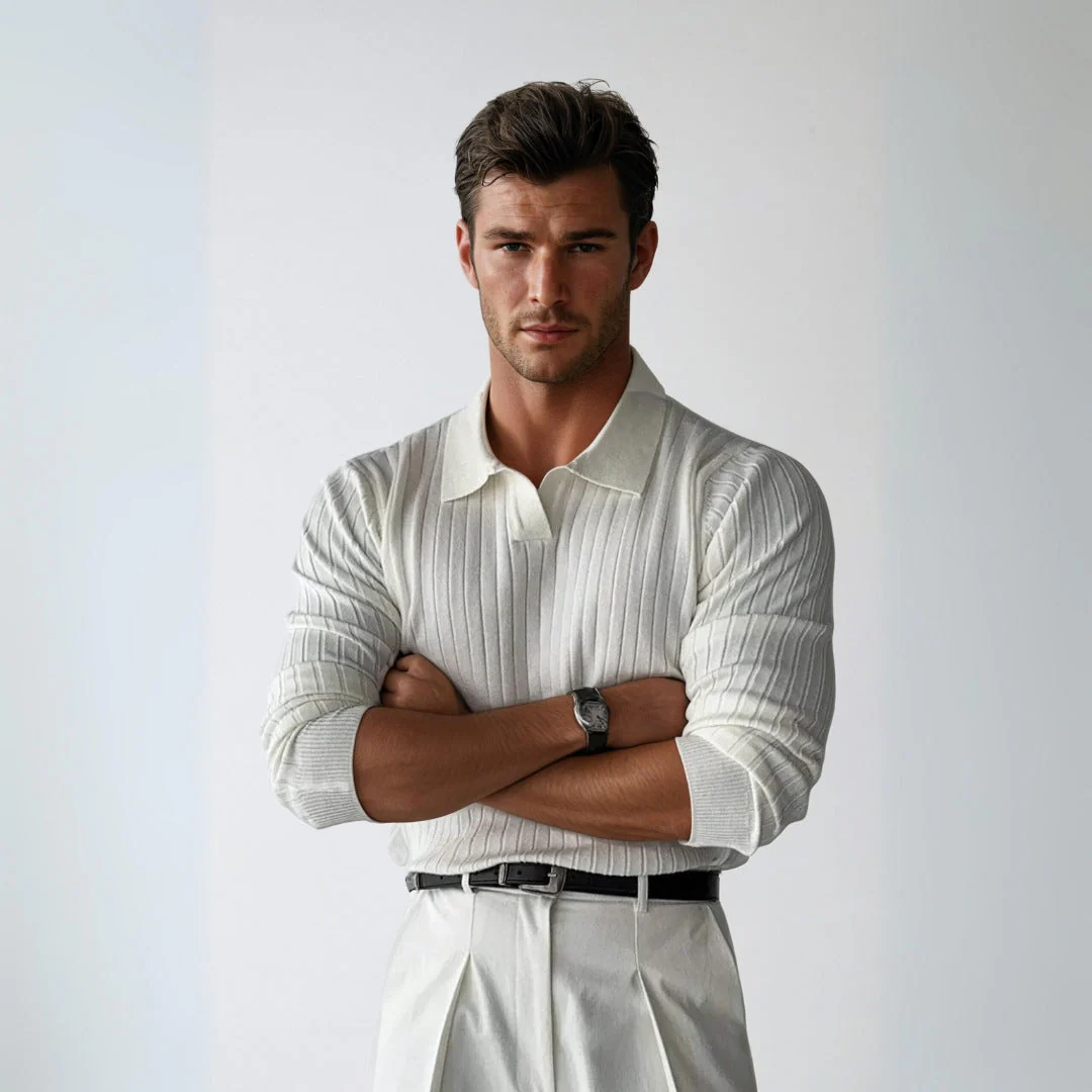 Antígono® | Classic Sweater With Collar - Image 2