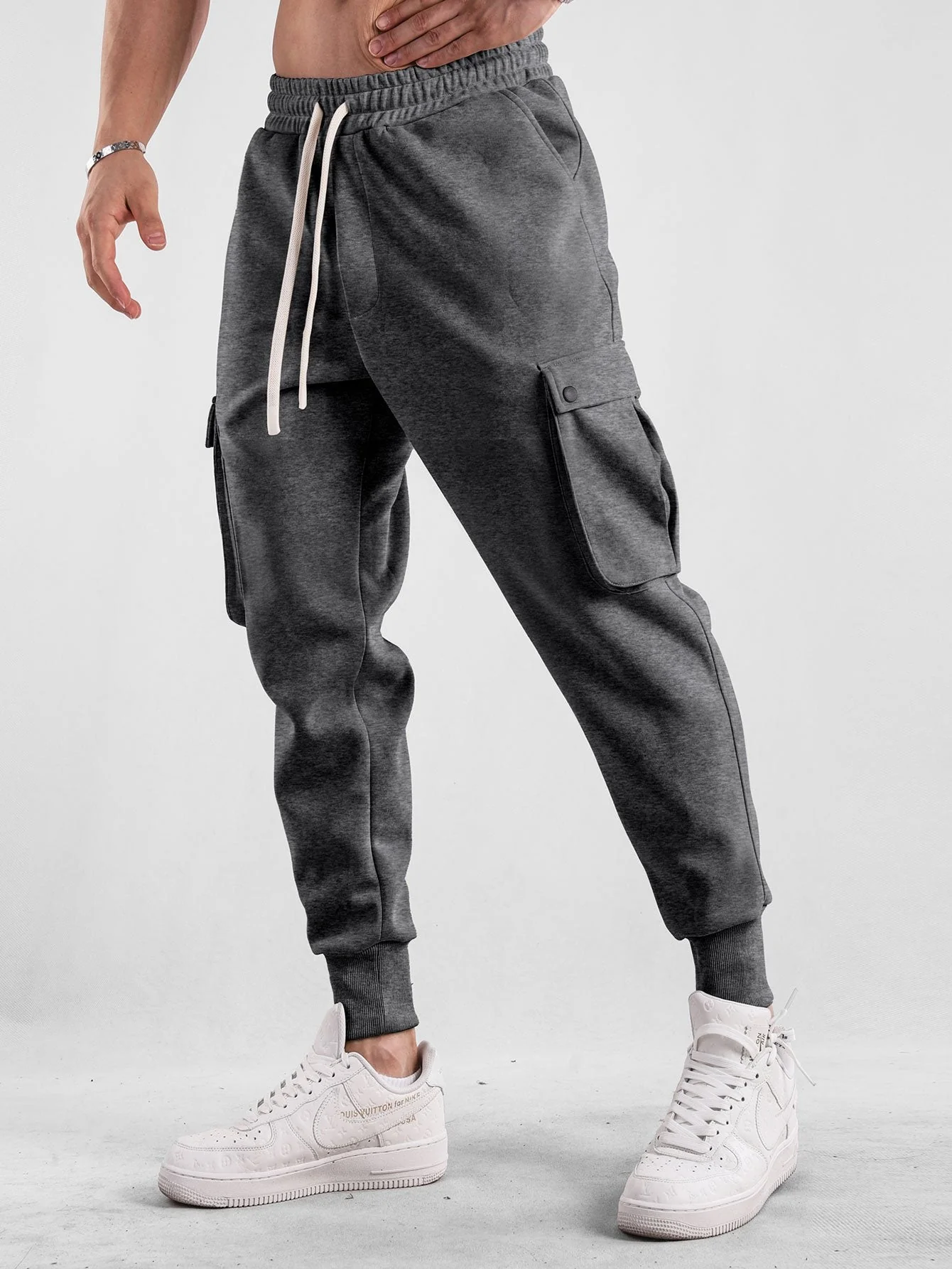 Antonio® | Drawstring Cargo Jogger Pants - Image 8