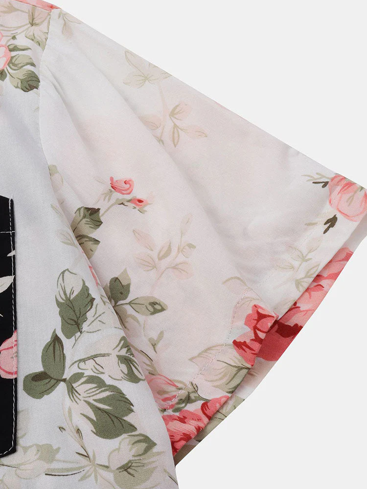 Appius® | Two Tone Floral Print Shirt - Image 6
