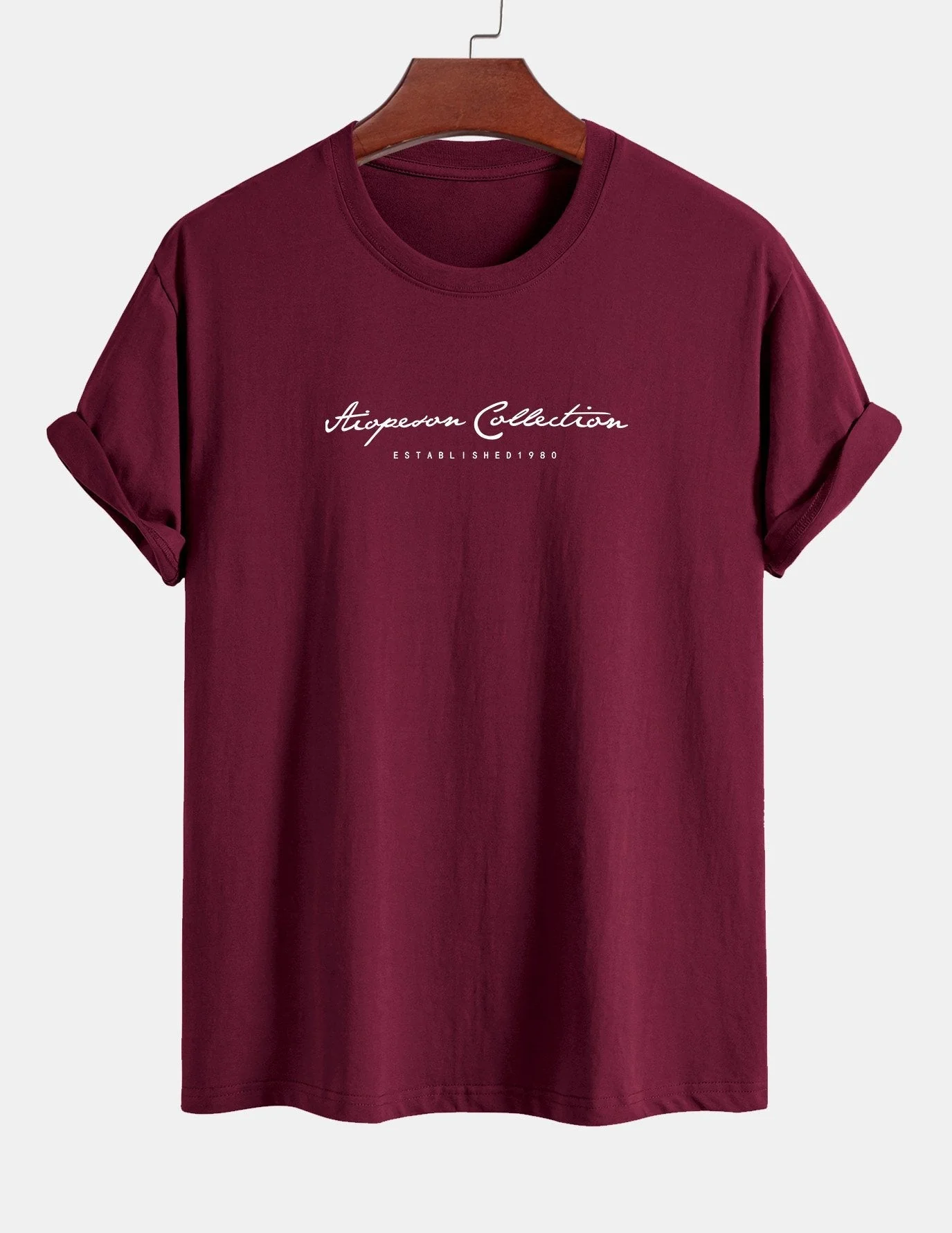 Aristides® | Slogan Print Cotton T-Shirt - Image 9