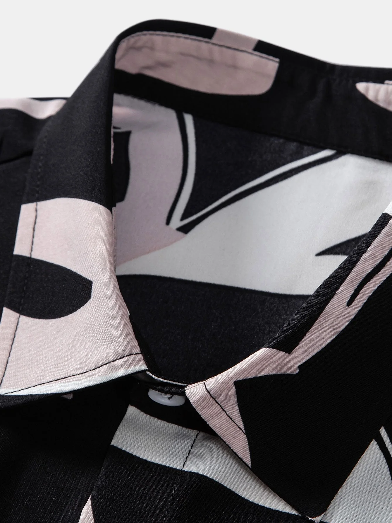 Armando® | Abstract Print Button Up Shirt & Swim Shorts - Image 15