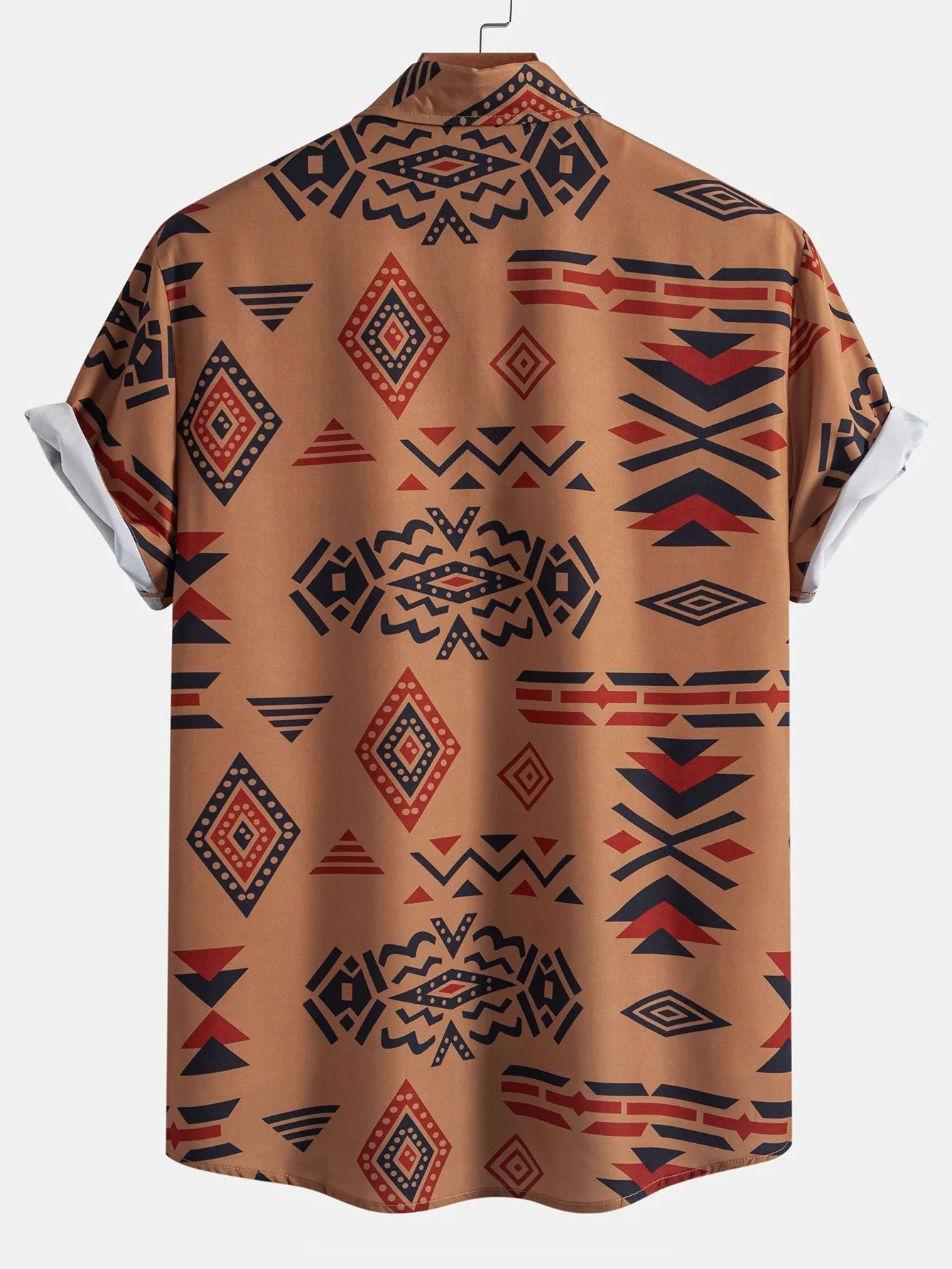 Armon® | Aztec Geometric Print Shirt - Image 4