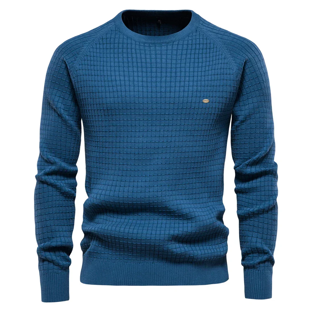 Arnaldo® | Men'S Sweater With Grid Pattern - Image 2