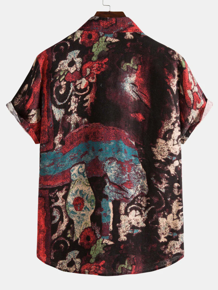 Arnell® | Abstract Oil Painting Shirts - Image 2