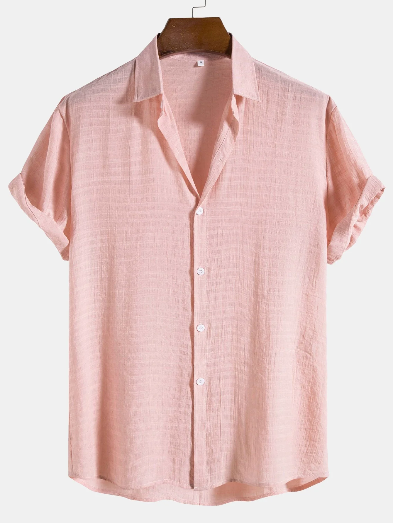 Arvy® | Textured Fabric Short Sleeve Shirt - Image 8