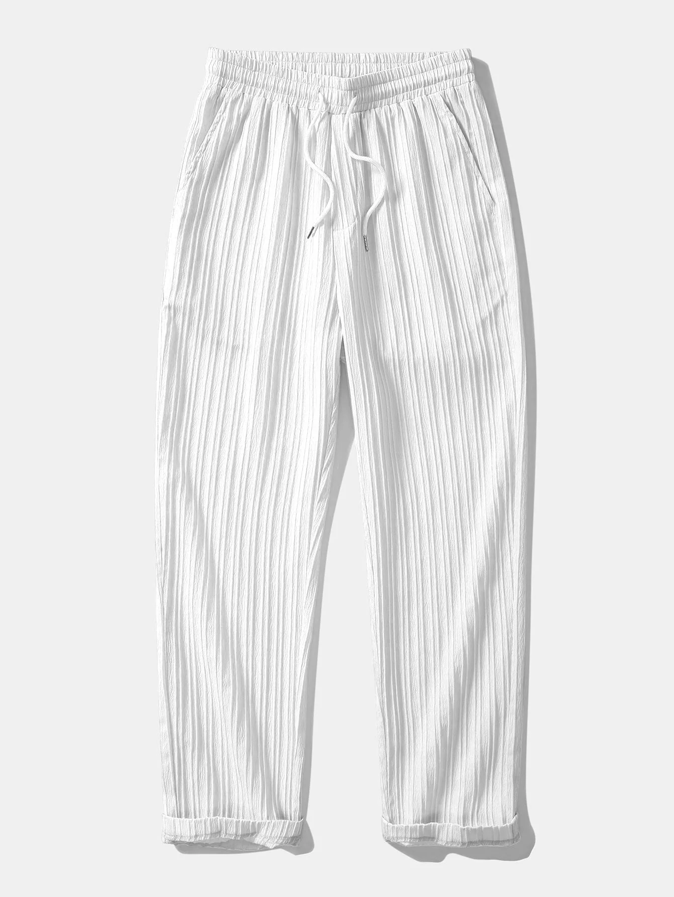 Asdrúbal® | Striped Jacquard Cuban Collar Shirt & Straight Leg Pants - Image 5