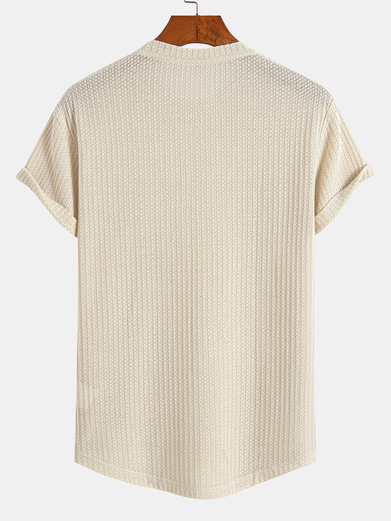 Ashley® | Waffle Arc Hem T-Shirt - Image 6