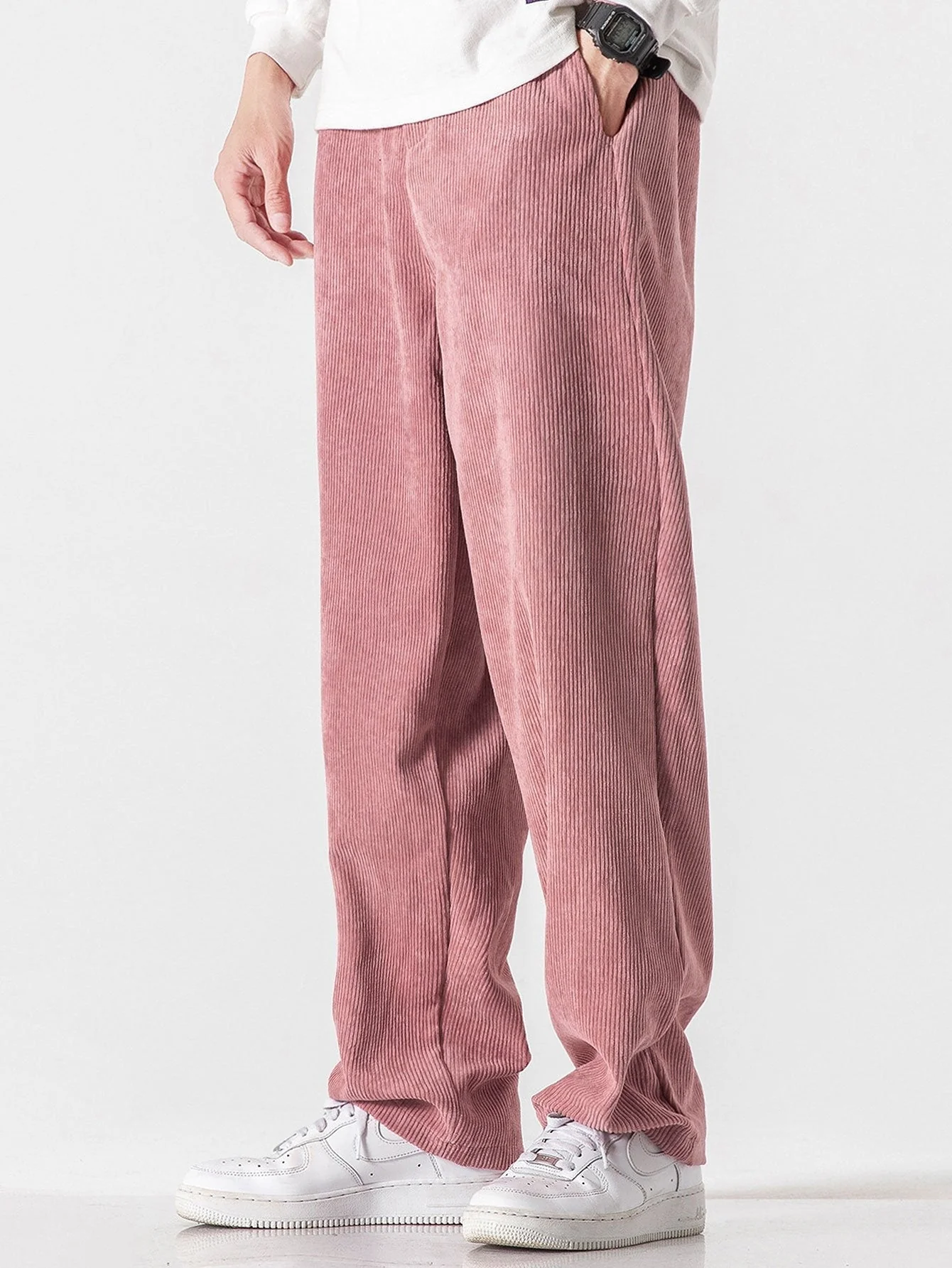 Auberon® | Straight Leg Corduroy Pants