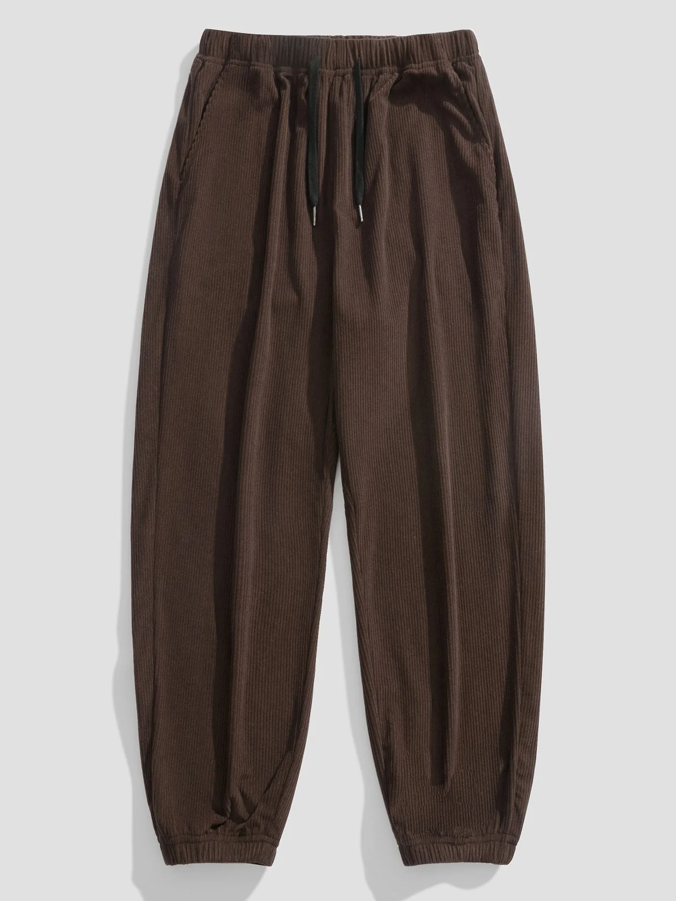 Aubry® | Corduroy Drawstring Jogging Pants - Image 13