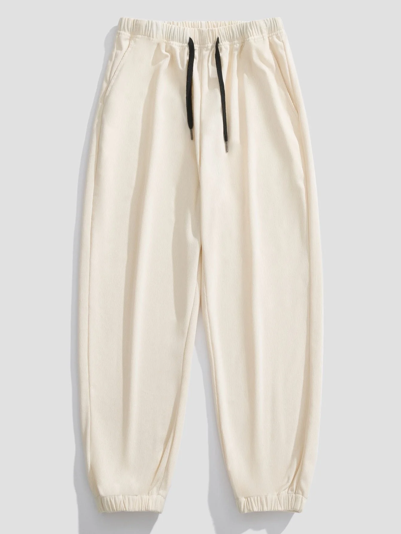 Aubry® | Corduroy Drawstring Jogging Pants - Image 17