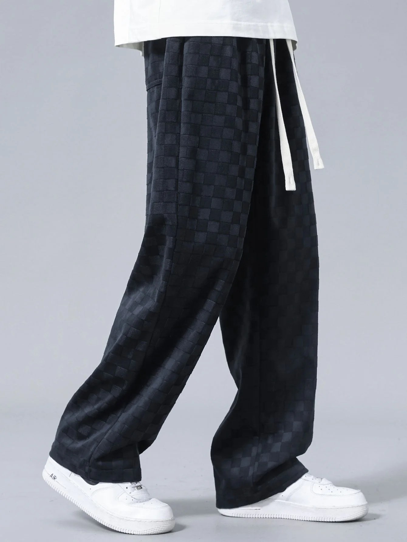 Audrie® | Checkerboard Straight Leg Pants - Image 9