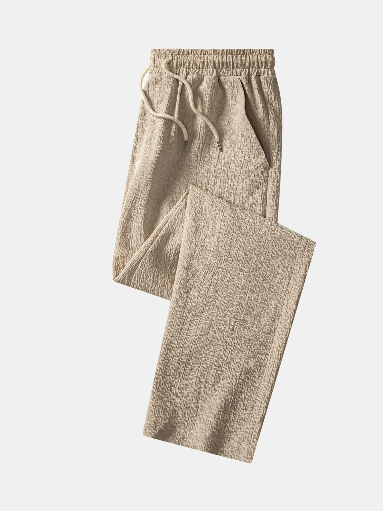 Auland® | Wrinkle Textured Straight Leg Pants - Image 6