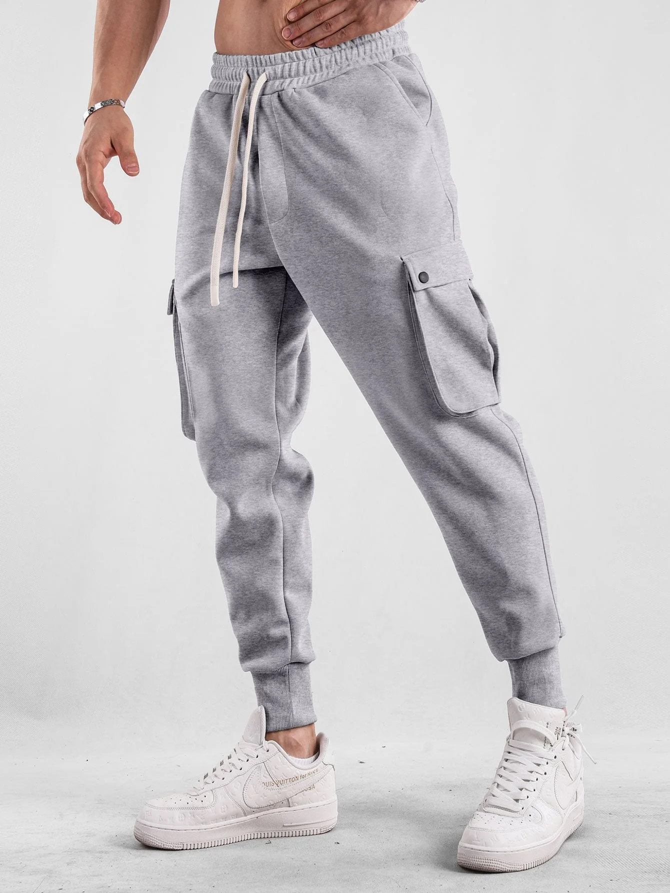 Aurelian® | Drawstring Cargo Jogger Pants - Image 6